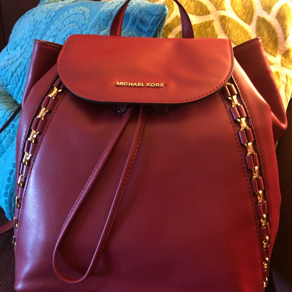 NWT! Authentic MK Sadie backpack mulberry ON HOLD